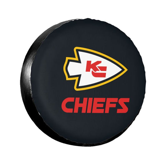 Kansas City Chiefs 6 Printing tire protection cover car sun protection tire protection covers