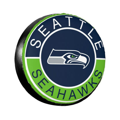 Seattle Seahawks Printed tire protection cover car spare tire dust protection covers