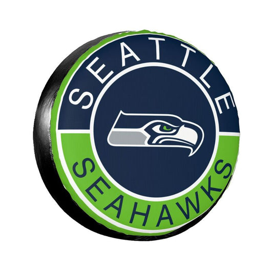 Seattle Seahawks Printed tire protection cover car spare tire dust protection covers