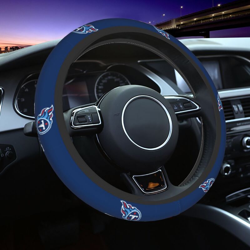 Tennessee Titans Printed elastic steering wheel cover car protective cover