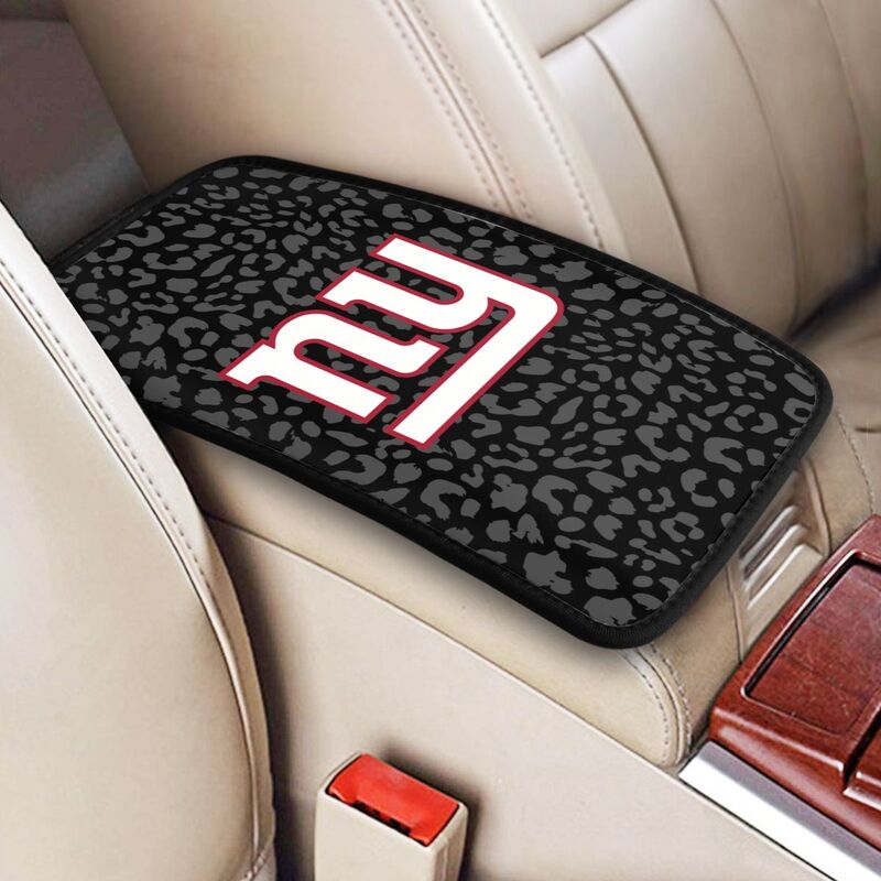 New York Giants print Car handrail box cushion Personalized car armrest cover