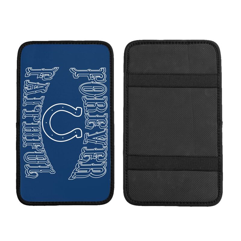 Indianapolis Colts Print car armrest box cover armrest protective cover