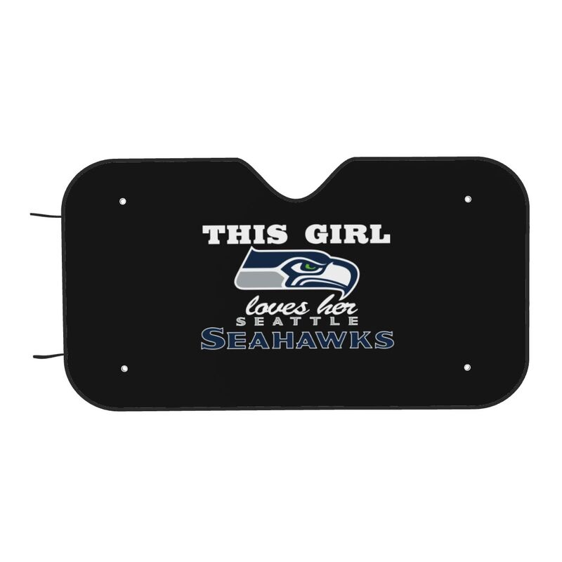 Seattle Seahawks Printing multi size car front windshield sunshade car windshield sunshade