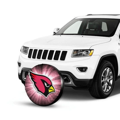 Arizona Cardinals 2 Tyre protective cover car dustproof sunscreen tyre protective cover