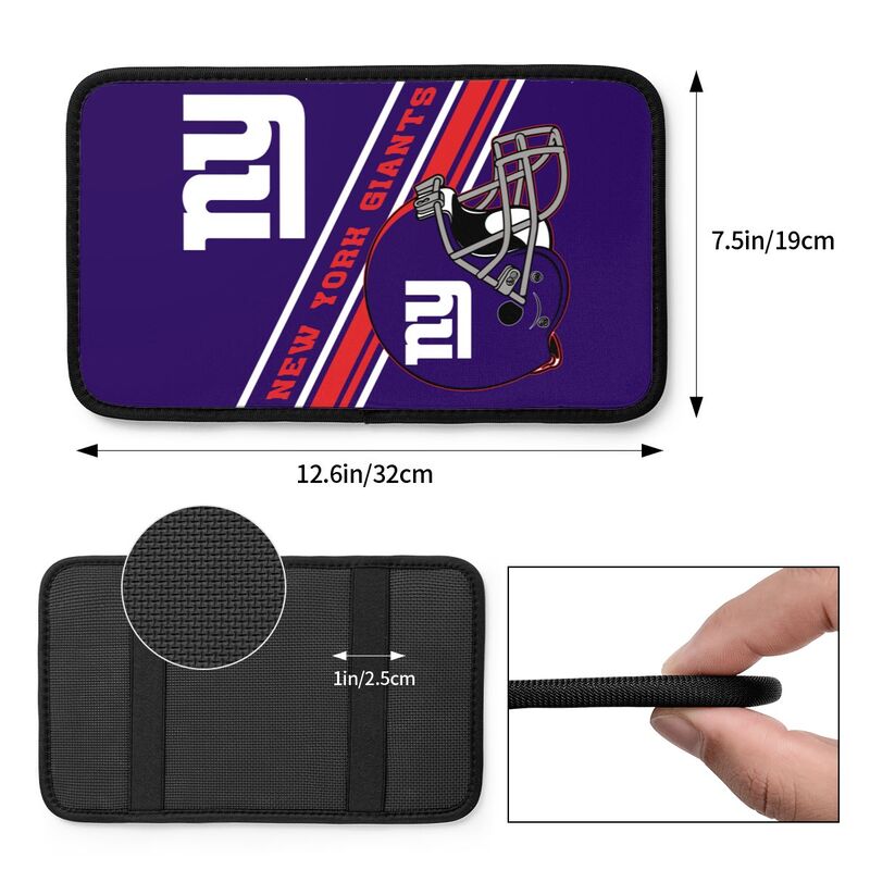 New York Giants Print armrest protective cover car armrest box cushion