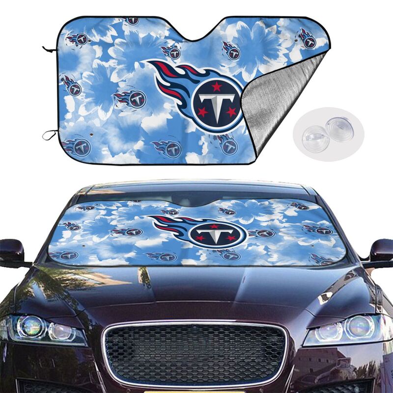 Tennessee Titans Printed multi size car front windshield sunshade car windshield sunshade