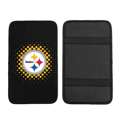 Pittsburgh Steelers Printed car armrest box cushion armrest protective cover