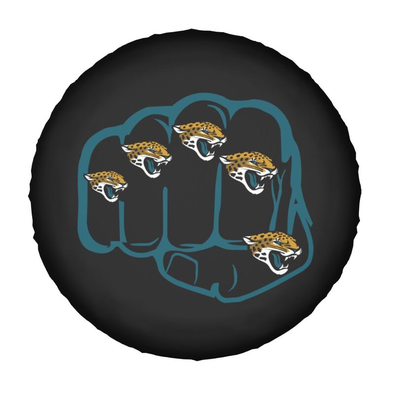 Jacksonville Jaguars Print tire protection cover car spare tire dust protection covers