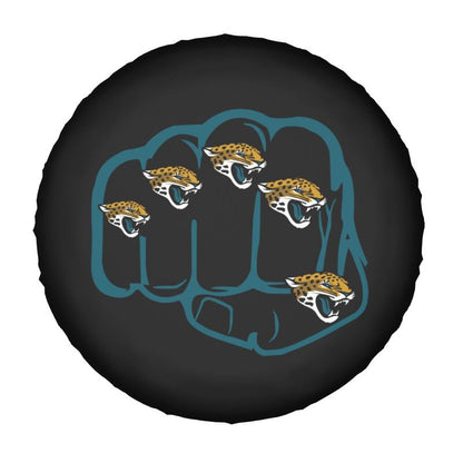 Jacksonville Jaguars Print tire protection cover car spare tire dust protection covers