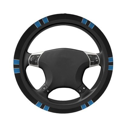 Carolina Panthers Printed breathable elastic steering wheel cover