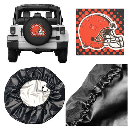 Cleveland Browns Printing tire protection cover car sun protection tire protection cover