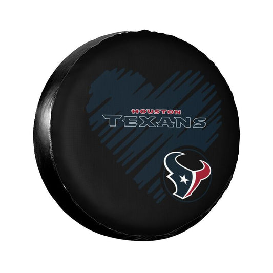 Houston Texans Printed car spare tire dust protection cover tire protection cover