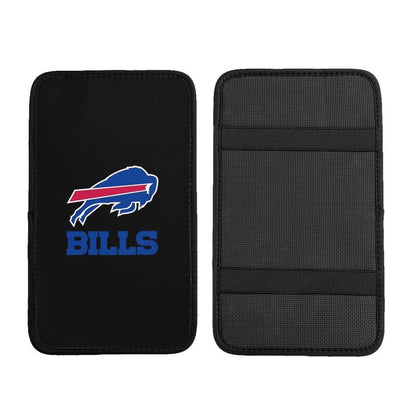 Car armrest box pad Buffalo Bills 3 Printed central armrest box cushion protective pad