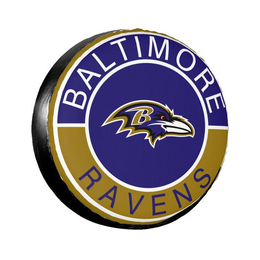 Baltimore Ravens Printed tire protection cover car spare tire dust protection covers
