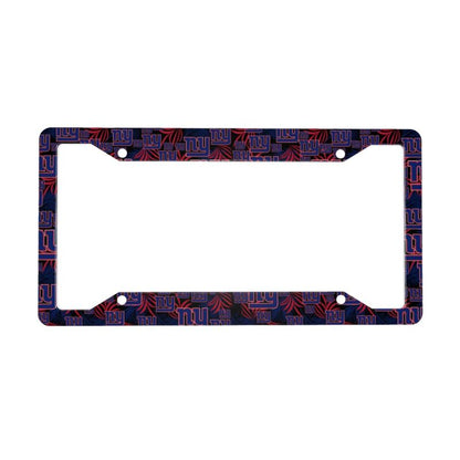 New York Giants Print Car license plate frame four hole license plate holder (one pair)