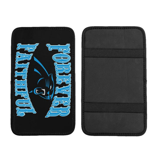 Carolina Panthers Print car armrest box cover armrest protective cover