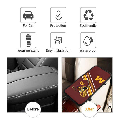 Washington Redskins Print armrest protective cover car armrest box cushion