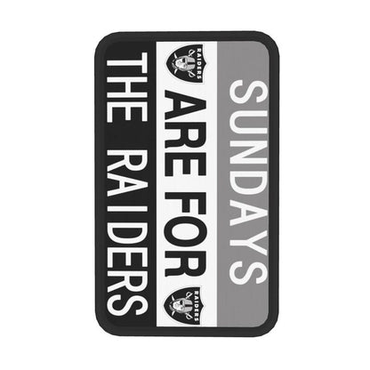 Las Vegas Raiders Personalized printed car armrest cover Car handrail box cushion