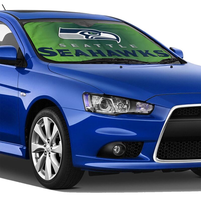Seattle Seahawks 3 Print Car windshield sunshades suitable for front Car windshield sunshades