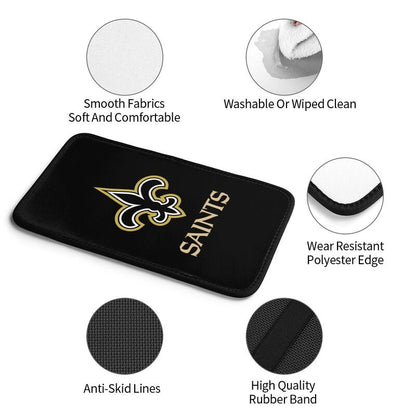 Car armrest box pad New Orleans Saints Printed central armrest box pad anti slip pad