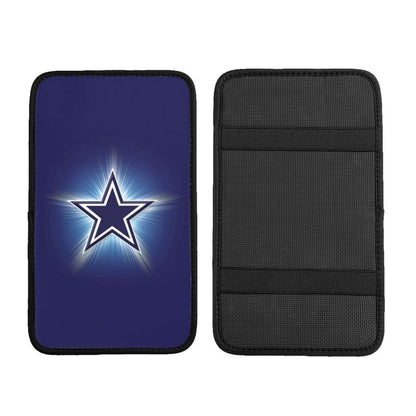 Car armrest box pad Dallas Cowboys 4 Printed central armrest box cushion protective pad