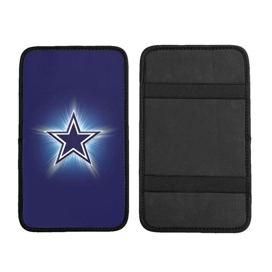 Car armrest box pad Dallas Cowboys 4 Printed central armrest box cushion protective pad