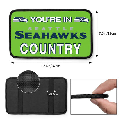 Seattle Seahawks Printed car armrest box pad elbow support pad
