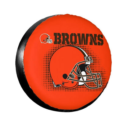 Cleveland Browns Printed tire protection cover car sun protection tire protection cover