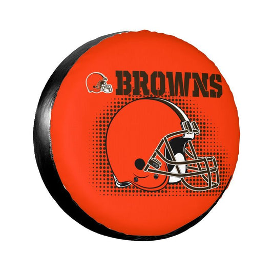 Cleveland Browns Printed tire protection cover car sun protection tire protection cover