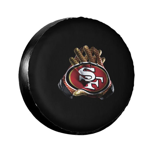 San Francisco 49ers 2 car dustproof sunscreen tyre protective cover Tyre protective cover