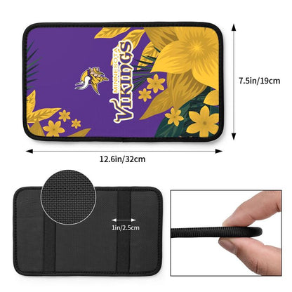 Minnesota Vikings Car armrest box protective cover car center console armrest pad