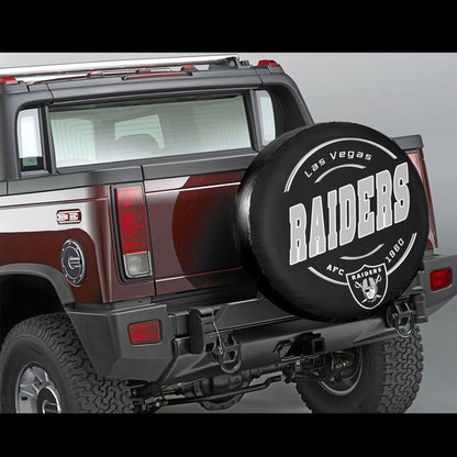 Las Vegas Raiders Printing car tire protection cover car spare tire dust protection cover