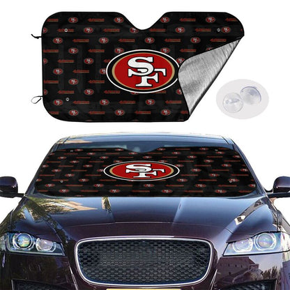 San Francisco 49ers Printed is suitable for front Car windshield sunshades Car windshield sunshades