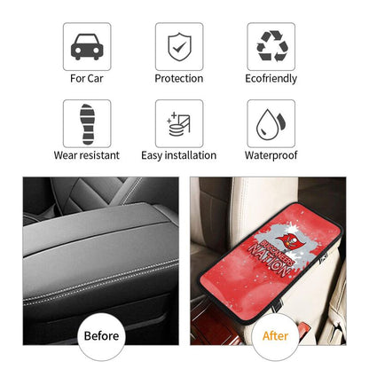 Tampa Bay Buccaneers print car center console armrest pad Car armrest box protective cover