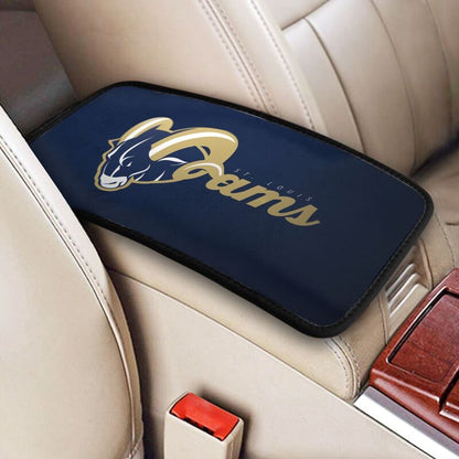 Los Angeles Rams Printed car armrest box pad anti-abrasion pad