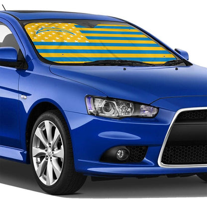 San Diego Chargers Printed car windshield sunshade (multi size)  front windshield sunshade