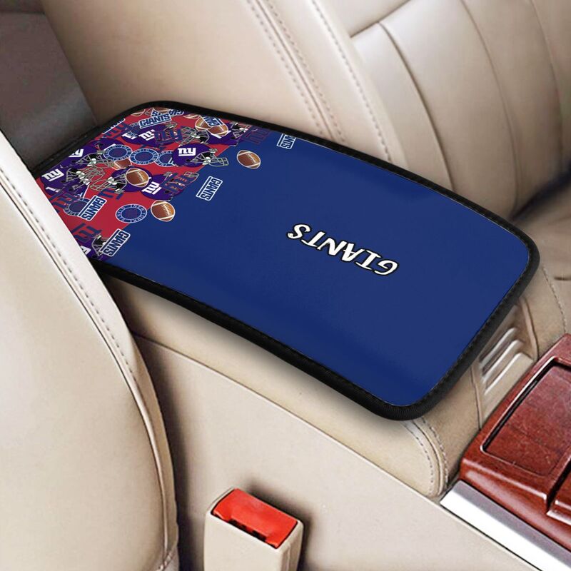 New York Giants print Car center console armrest pad car armrest protective cover