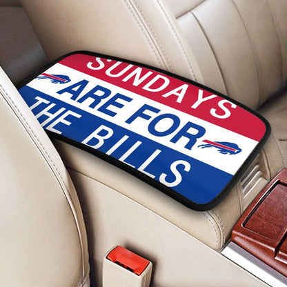 Buffalo Bills Personalized printed car armrest cover Car handrail box cushion