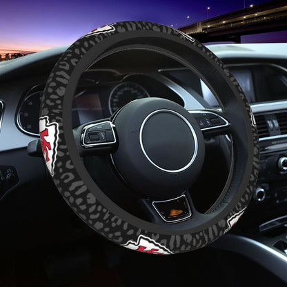 Kansas City Chiefs Printed elastic steering wheel cover car anti-skid cover