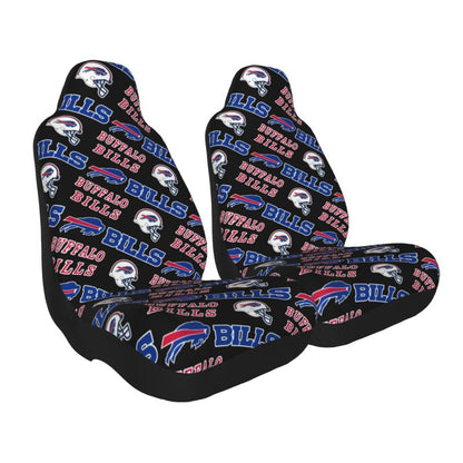 Buffalo Bills 2 Printed seat dust protection cover car seat protective cover