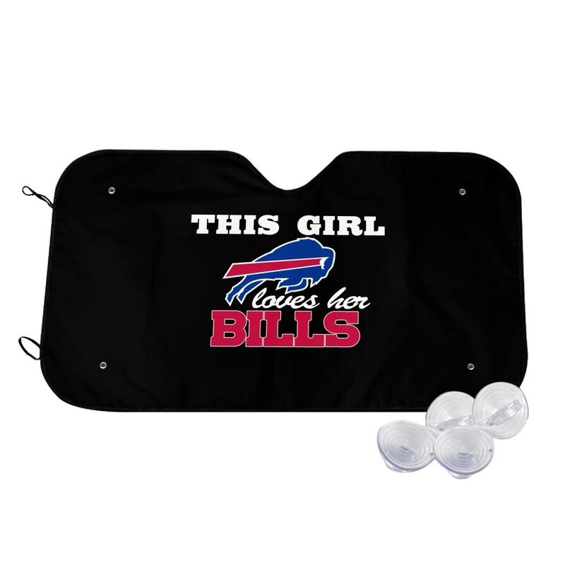Buffalo Bills 2 Printing multi size car front windshield sunshade car windshield sunshade