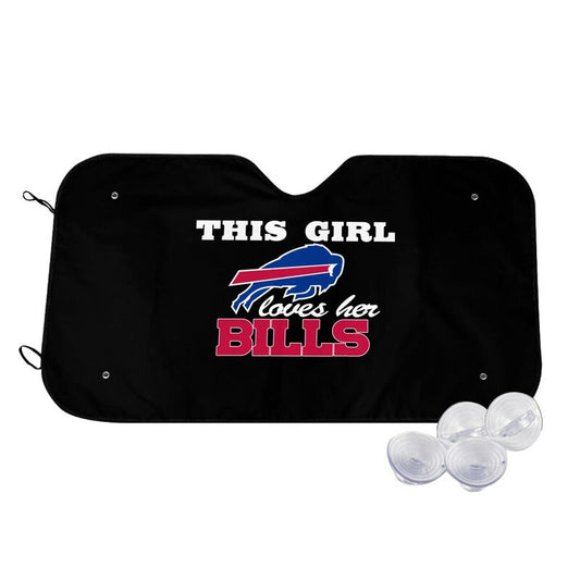 Buffalo Bills 2 Printing multi size car front windshield sunshade car windshield sunshade