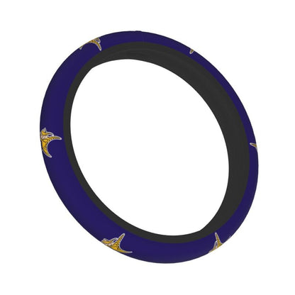 Minnesota Vikings 2 Printed breathable elastic steering wheel protective cover