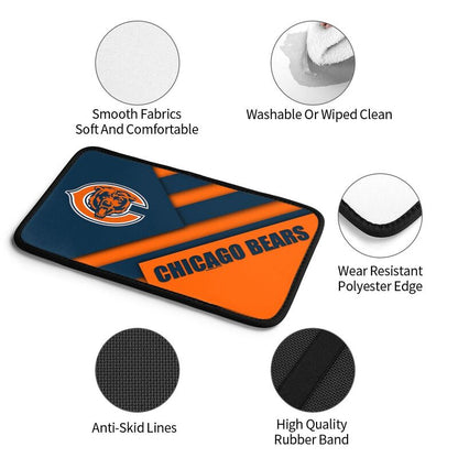 Car armrest box pad Chicago Bears 1 Printed central armrest box cushion protective pad
