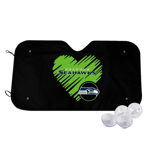 Seattle Seahawks Printing is suitable car front windshield sunshades Car windshield sunshades