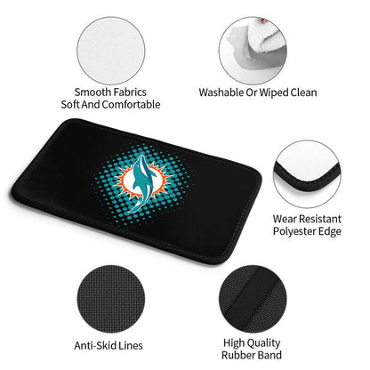 Miami Dolphins Printed car armrest box cushion armrest protective cover