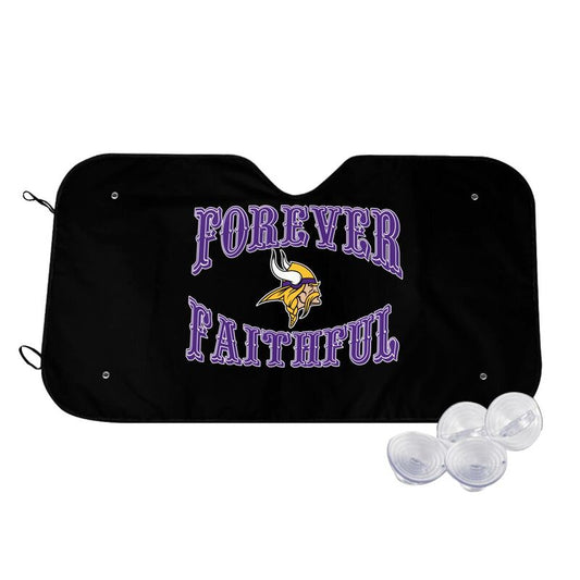 Minnesota Vikings Printing car multi size front windshield sunshade car windshield sunshade