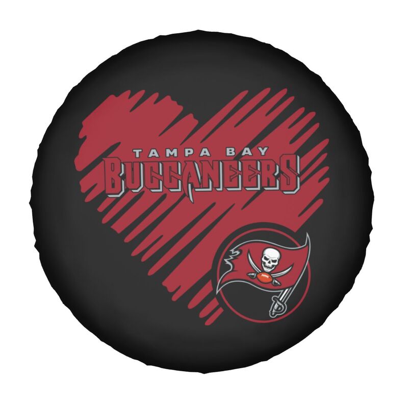 Tampa Bay Buccaneers Printed car spare tire dust protection cover tire protection cover