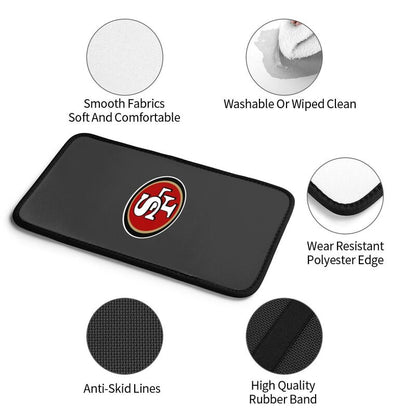 Car armrest box pad San Francisco 49ers 3 Printed central armrest box cushion protective pad