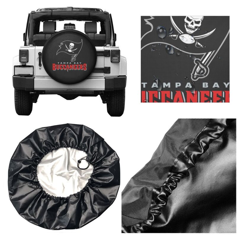 Tampa Bay Buccaneers 4 Printing tire protection cover car sun protection tire protection covers